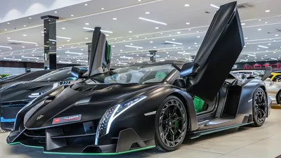 Stunning Lamborghini Veneno Roadster In Satin Black Could Sell For $6  Million Or More | Carscoops