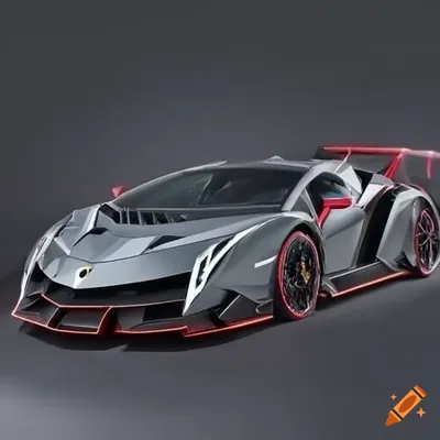 Lamborghini veneno on Craiyon