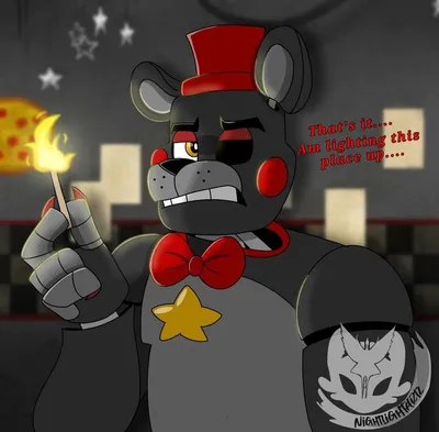 Lefty Icon 🐻🎩🖤 | Fnaf photos, Fnaf foxy, Fnaf funny