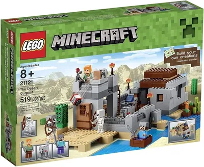 LEGO® Konstruktionsspielsteine LEGO Minecraft® 21246 Das Duell in der  Finsternis