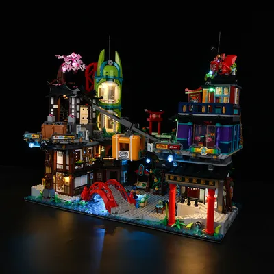 LEGO Ninjago City Markets #71799 Light Kit – Light My Bricks USA