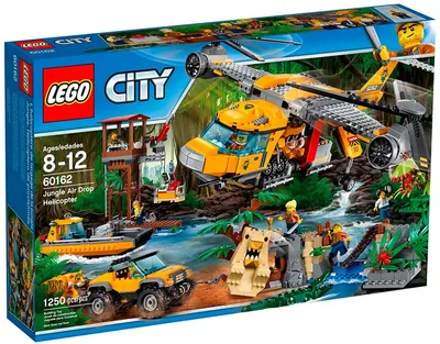 Конструктор Lego City Джунгли: Воздушный катер (60162) — купить Киев,  Львов, Днепропетровск, Одесса, Донецк, Харьков, Украина. Интернет-магазин  Магазин детских игрушек ToyCube