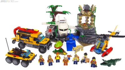 60158 LEGO City Jungle Explorers Грузовой вертолёт исследователей джунглей  CITY (Сити) Лего - Купить, описание, отзывы, обзоры