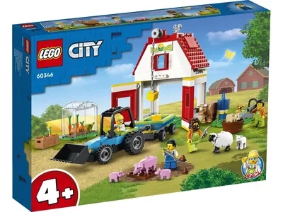 LEGO City 60346 Ферма и амбар с животными | playzone.com.ua