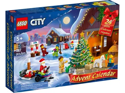 Лего City серия, LEGO Конструктор, лего 60352 City Advent Calendar,  Оригинальный конструктор lego - купить с доставкой по выгодным ценам в  интернет-магазине OZON (686608586)