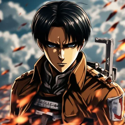 Attack on Titan | Леви Аккерман» — создано в Шедевруме