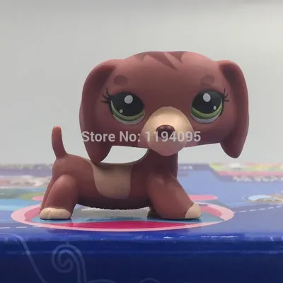 Lps Toys Редкий Pet Shop Коричневая Такса Снежинка Глаза Магнит | eBay