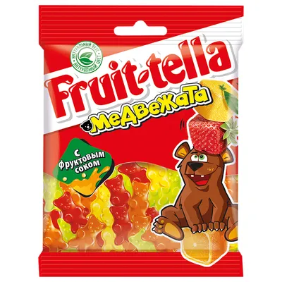 Мармелад жевательный Fruittella медвежата, 70 г - отзывы покупателей на  маркетплейсе Мегамаркет | Артикул: 100046610204