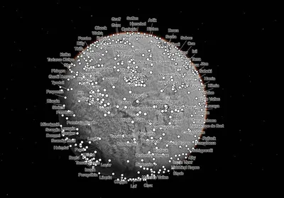 Создана самая подробная интерактивная карта Марса