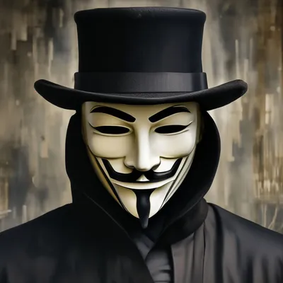 Маска Анонимуса/Вендетта/V Vendetta/Гая Фокса хамелеон - купить по  доступным ценам в интернет-магазине OZON (304932512)