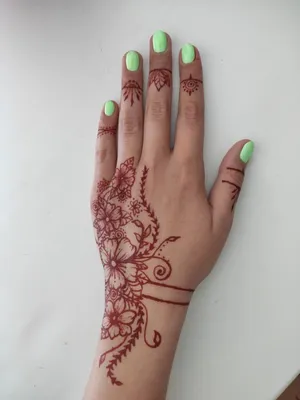 Мехенди на руке,mehndi | Татуировки хной, Мехенди, Узоры рисунков хной