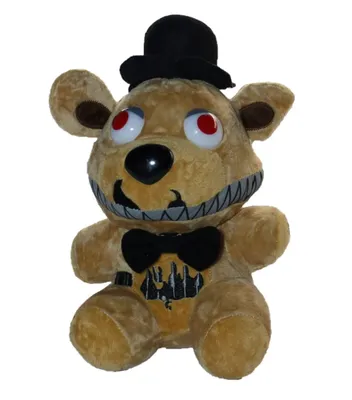 Игрушка мягкая аниматроник Мишка Фредди ФНАФ Five Nights FNAF Freddy, 26 см  - купить с доставкой по выгодным ценам в интернет-магазине OZON (309811082)