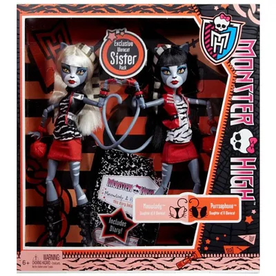 Купить набор Мяулодия и Пурсефона Зомби Шейк Монстер Хай Monster High  недорого в интернет-магазине