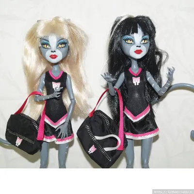 Игровая кукла - Пурсефона и Мяулодия Группа поддержки куклы Monster High  Монстер Хай купить в Шопике | Самара - 362874