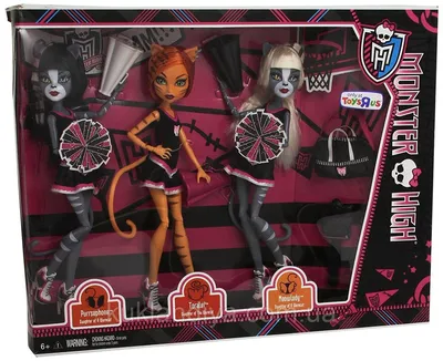 Monster High Торалей Страйп, Мяулодия и Пурсефона группа поддержки  (ID#571633711), цена: 4700 ₴, купить на Prom.ua