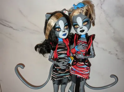 Игровая кукла - Пурсефона и Мяулодия Группа поддержки куклы Monster High  Монстер Хай купить в Шопике | Самара - 362874