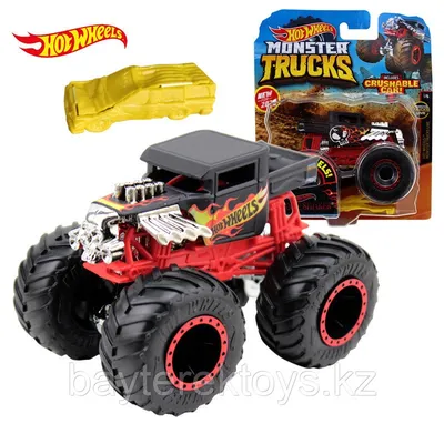 Mattel Hot Wheels Машинка инерционная Монстр трак 1:43 GVK37/GVK39 купить в  ОГО! | 330652 | цена | характеристики