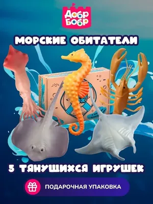 Игрушка «Морские обитатели» (эластичная), в ассортименте_РП с бесплатной  доставкой на дом из «ВкусВилл» | Вологда