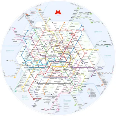 Опубликована схема Московского метро 2030 года - Российская газета