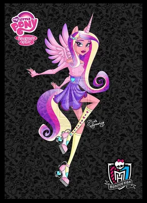 Персонажи Дружба это Чудо в стиле Монстр Хай - YouLoveIt.ru | My little pony  poster, My little pony pictures, My little pony princess