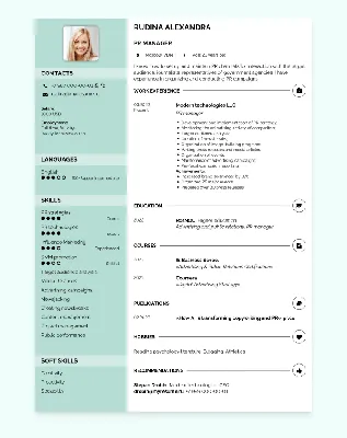 English CV Sample | Скачать образец английского резюме | Effective resume,  Resume form, Create a resume