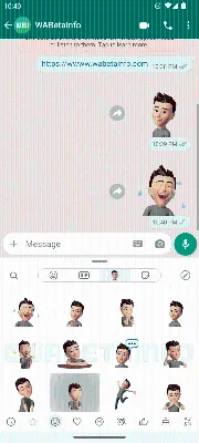Бета-версия WhatsApp получила анимированные аватары