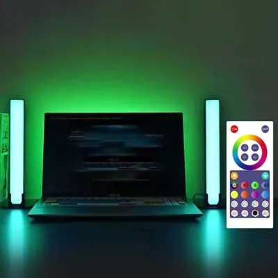 Купить Фон рабочего стола компьютера Атмосфера Свет RGB Свет Пикап Свет  Bluetooth Музыкальный Датчик Свет | Joom