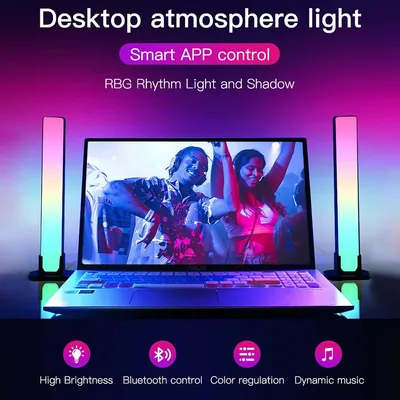 Иммерсивный задний фон для телевизора и ПК, светодиодные ленты RGB для  HDTV, монитора компьютера, цветная синхронизация, умное управление жизнью,  окружающие лампы | AliExpress