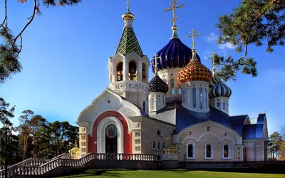 Обои Города - Православные церкви, монастыри, обои для рабочего стола,  фотографии города, - православные церкви, монастыри, архитектура, церковь,  купола, красочные, россии Обои для рабочего стола, скачать обои картинки  заставки на рабочий стол.