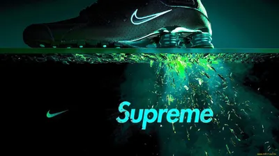 Обои Бренды Nike, обои для рабочего стола, фотографии бренды, nike,  supreme, кроссовки, реклама Обои для рабочего стола, скачать обои картинки  заставки на рабочий стол.