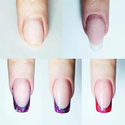 Кореккция нарощенных ногтей+дизайн ручная роспись 💅 | Instagram