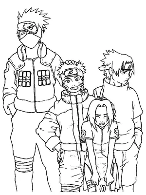 Аниме скетчбук Наруто - Саске, Наруто, Сакура, Какаши и Паккун / Naruto -  Sasuke, Naruto, Sakura, Kakashi and Pakkun купить в интернет магазине в  Москве с доставкой по РФ