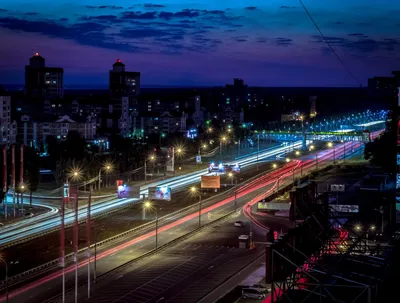 Фотообои Огни ночного города на стену. Купить фотообои Огни ночного города  в интернет-магазине WallArt