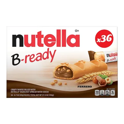 Nutella B-Ready, 36 ct. | BJ's Wholesale Club