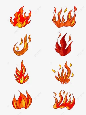 Fire Clipart Coat - Картинка Огонь Нарисованный - Free Transparent PNG  Download - PNGkey