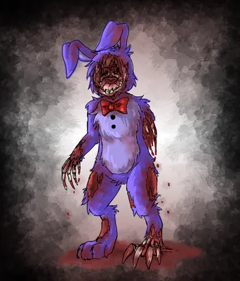 Withered Bonnie (Old Bonnie) by RedFoxii on DeviantArt