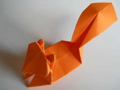 Оригами лиса из бумаги / Origami Fox - YouTube