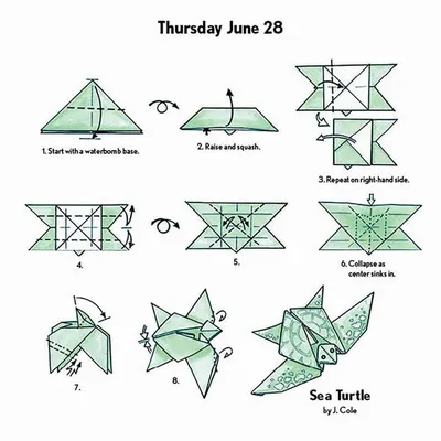 Животные из бумаги оригами. Пошаговые инструкции + 800 фото | Оригами,  Оригами рыба, Оригами украшения