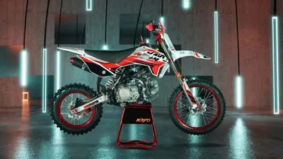 Питбайк MotoLand APEX 125 (синий) купить по низкой цене