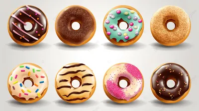 🍩 реклама летающих пончиков внутри …» — создано в Шедевруме