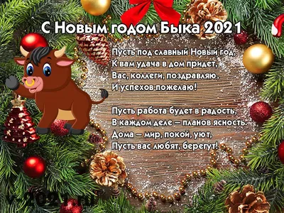 Поздравления с Новым годом 2024 — короткие пожелания и смс / NV