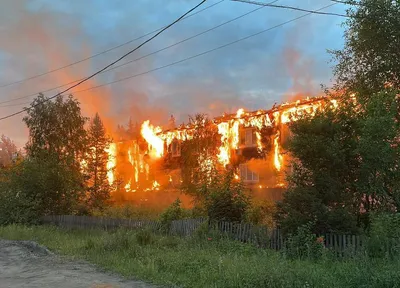 Два пожара в Воронеже сняли на видео