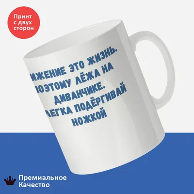 SERPANTIN Кружка Жизнь бесцветна и уныла если нету в попе шила/прикол