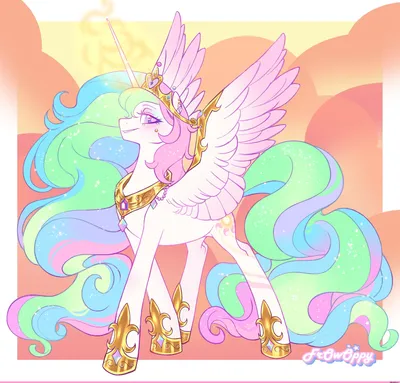 Princess Celestia (Принцесса Селестия) :: mlp art :: royal :: my little  pony (Мой маленький пони) :: frowoppy :: фэндомы / картинки, гифки,  прикольные комиксы, интересные статьи по теме.