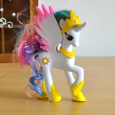 Игрушка My Little Pony Пони с разноцветными волосами Принцесса Селестия  E5964EU4 купить по цене 2890 ₸ в интернет-магазине Детский мир