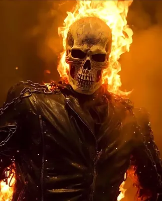 Маска Призрачного гонщика (Ghost rider) - купить недорого в  интернет-магазине игрушек Super01