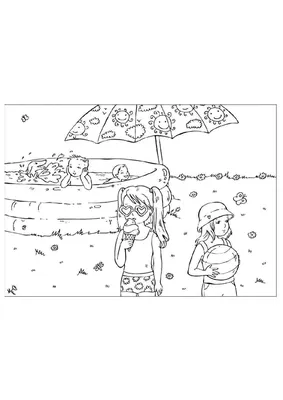 Раскраски. Лето | Summer coloring pages, Coloring pages, Coloring books