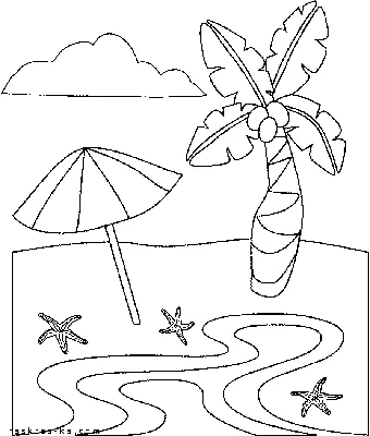 Раскраска раскраски лето. Раскраски для малышей: теплое лето
