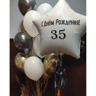 Открытка Средняя В День Рождения. 35 лет 126х182 10 экз. 7600602