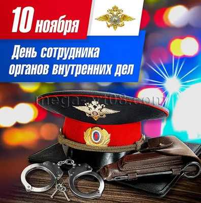 С Днем сотрудника органов внутренних дел!